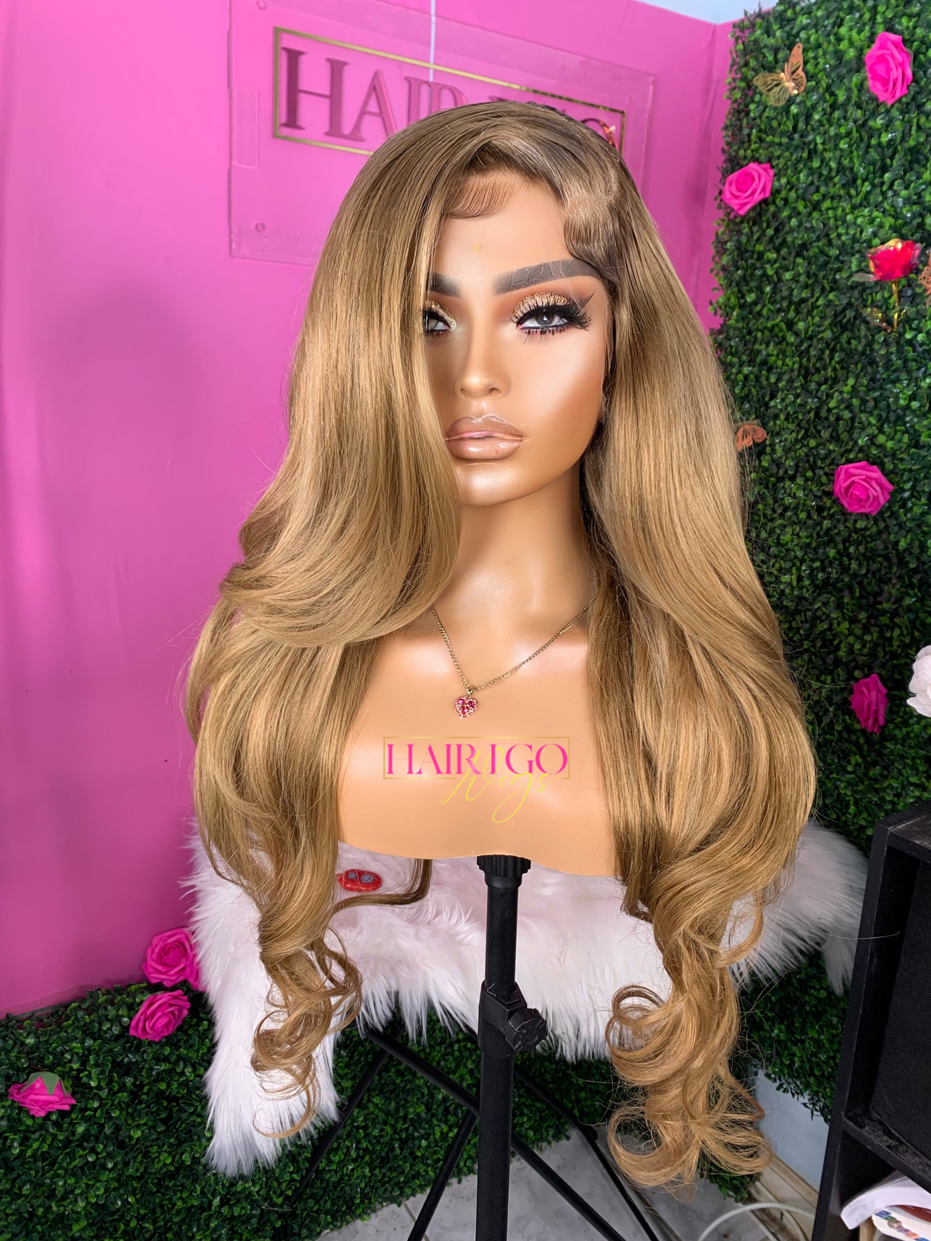 Cabello humano de 26"de largo de París