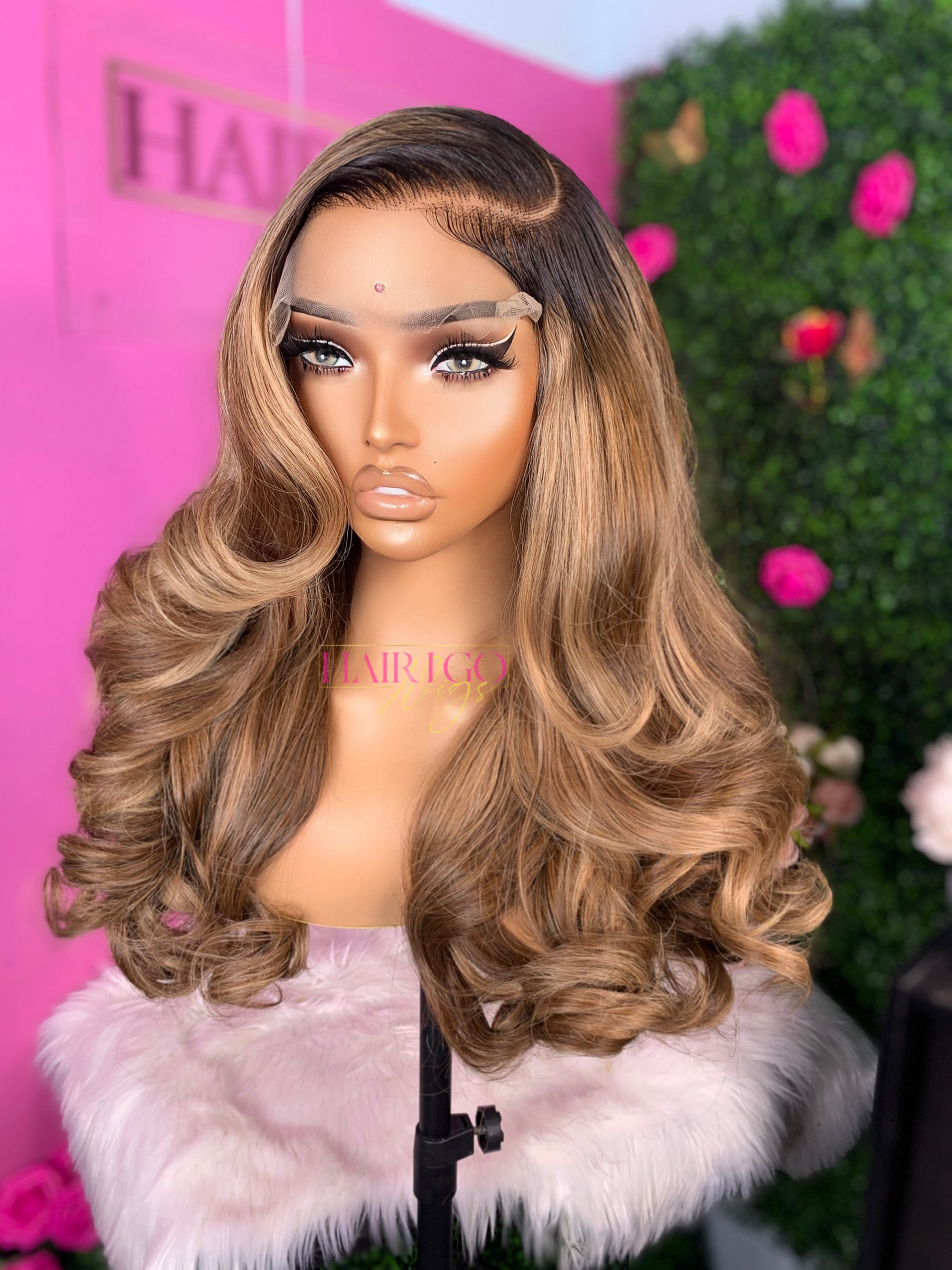 Mariah 22ā 6x6 closure raw hair wig
