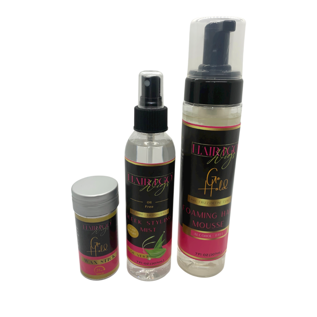 Styling trio products ready to ship