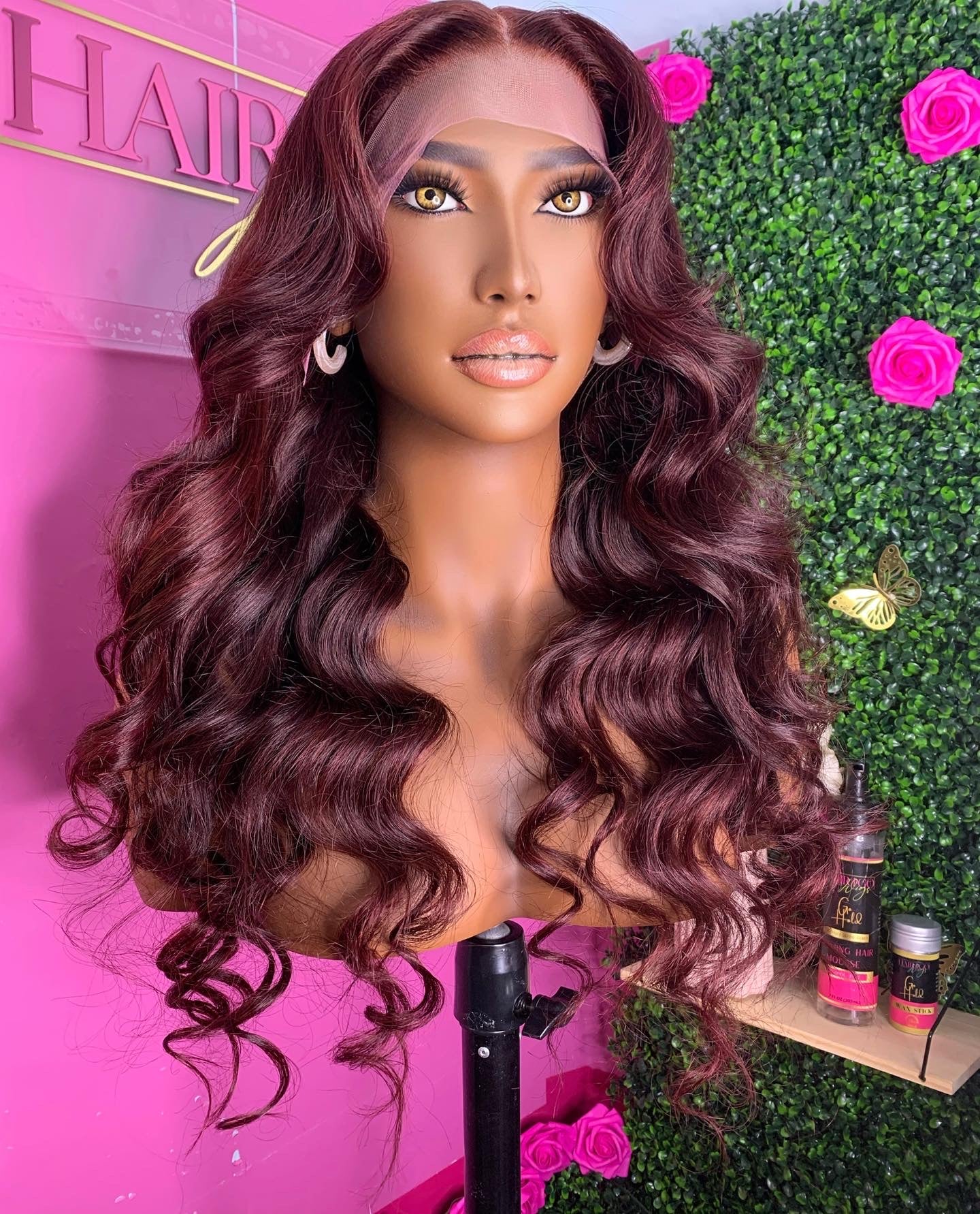 Listo para enviar cabello humano Imani de 26"de largo