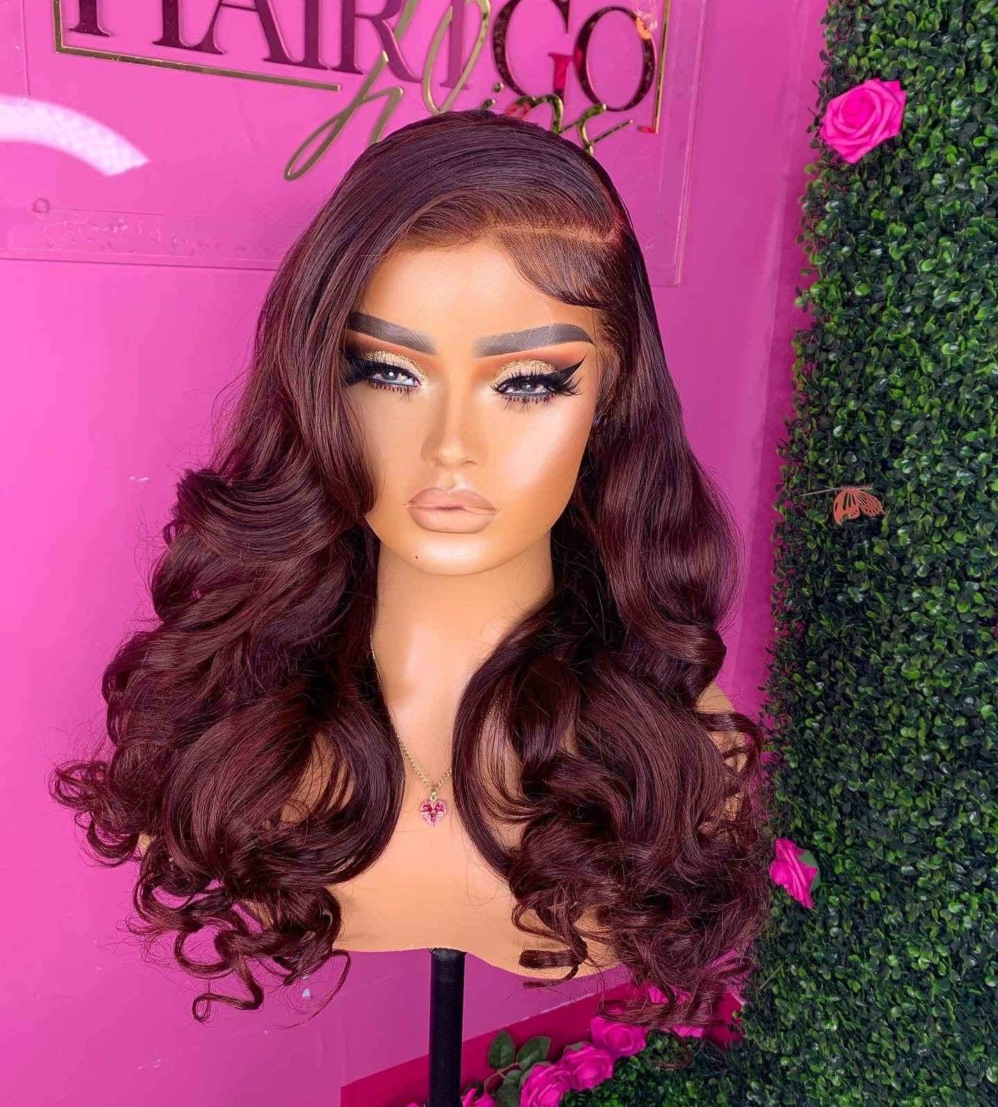 Trisha lista para enviar peluca de cabello humano con cierre de 5x5