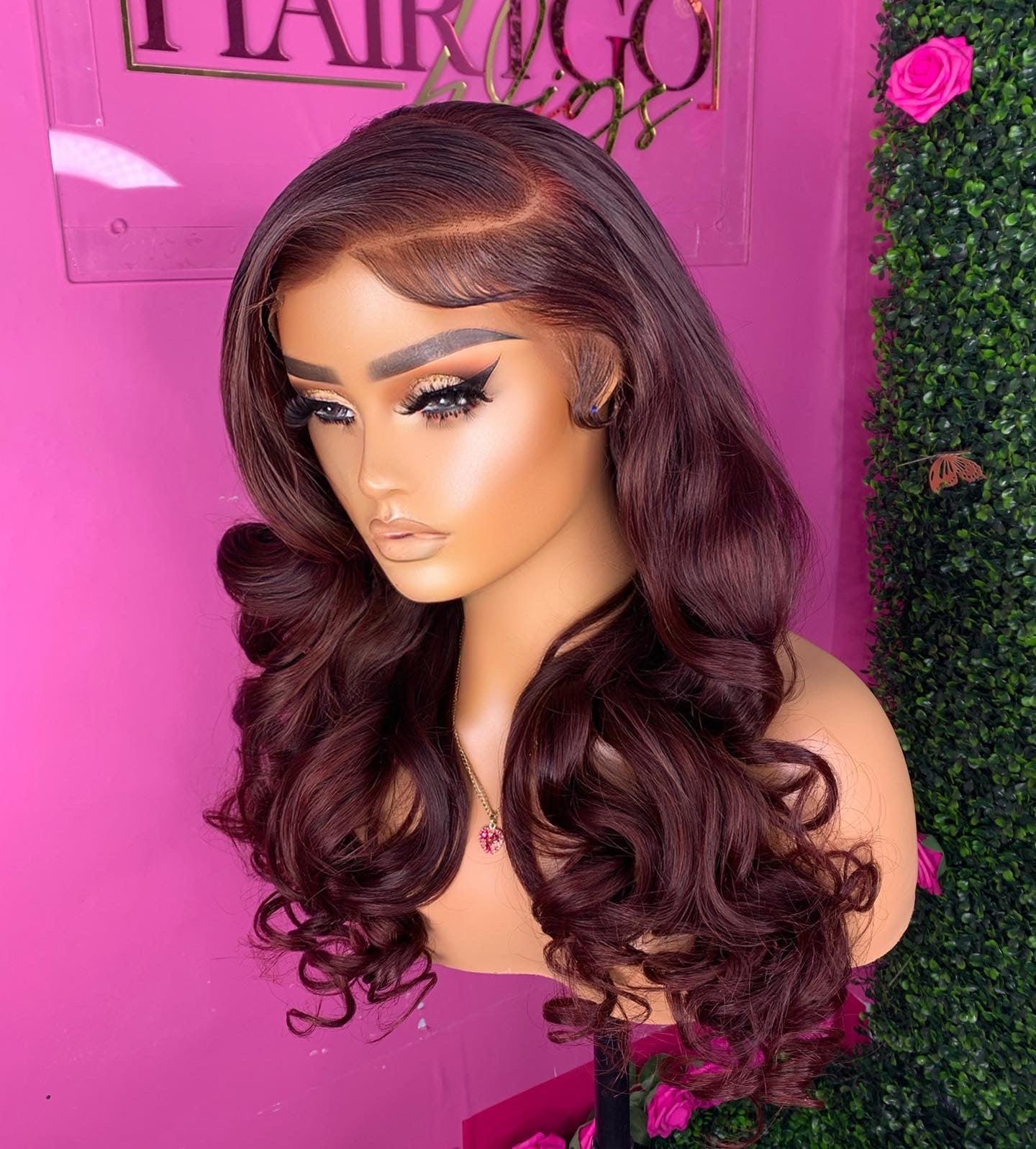 Trisha lista para enviar peluca de cabello humano con cierre de 5x5