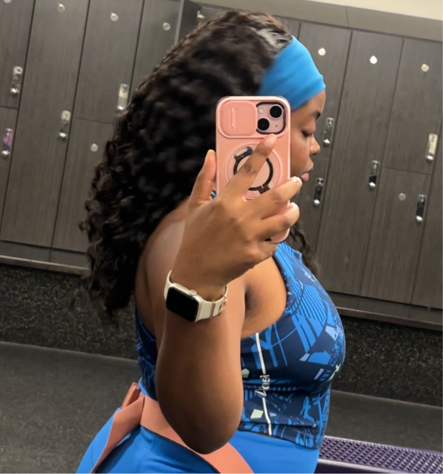 Lauran 22” deep wave half wig