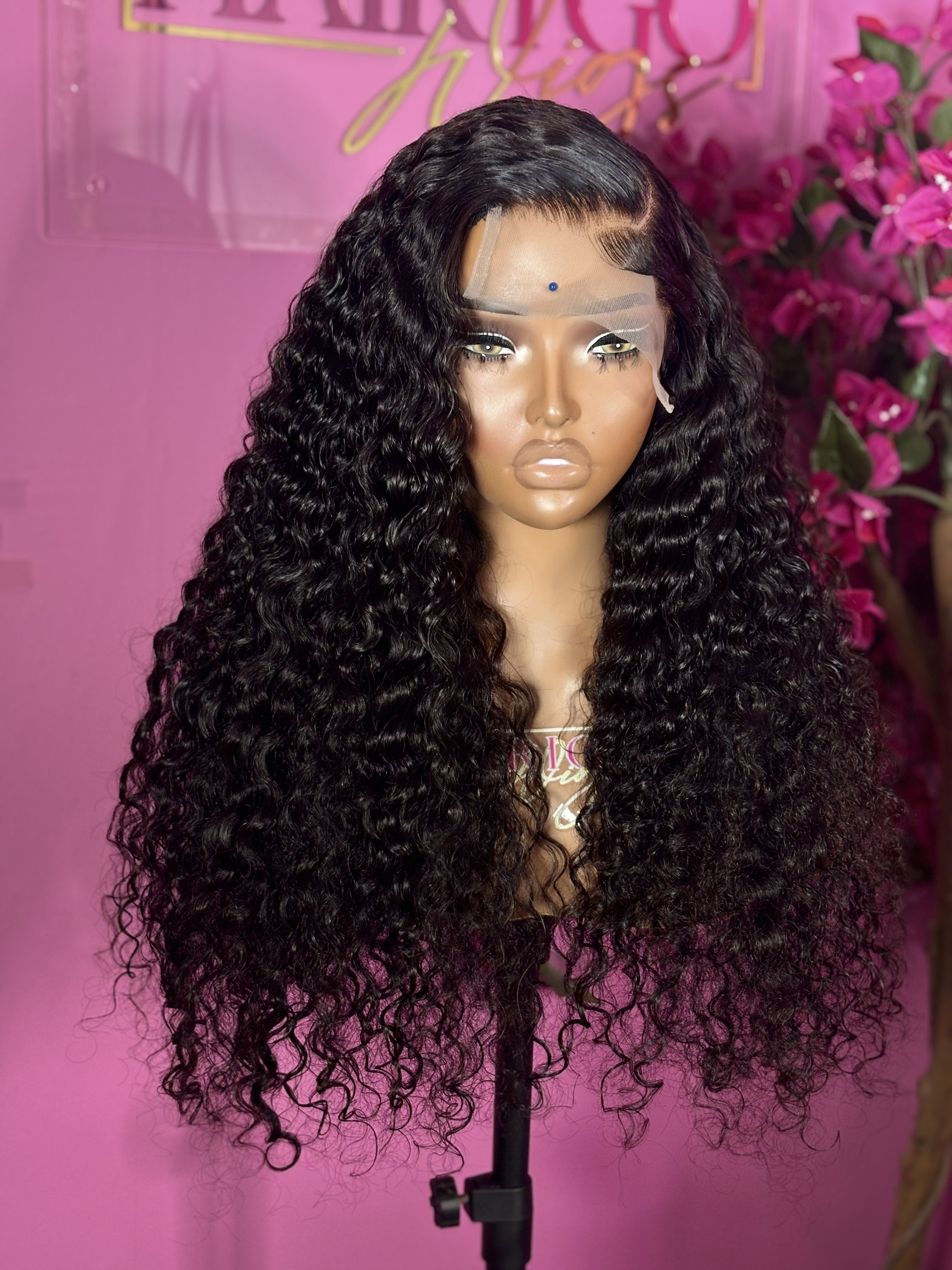 Rochelle 22”  5x5 closure human hair wig
