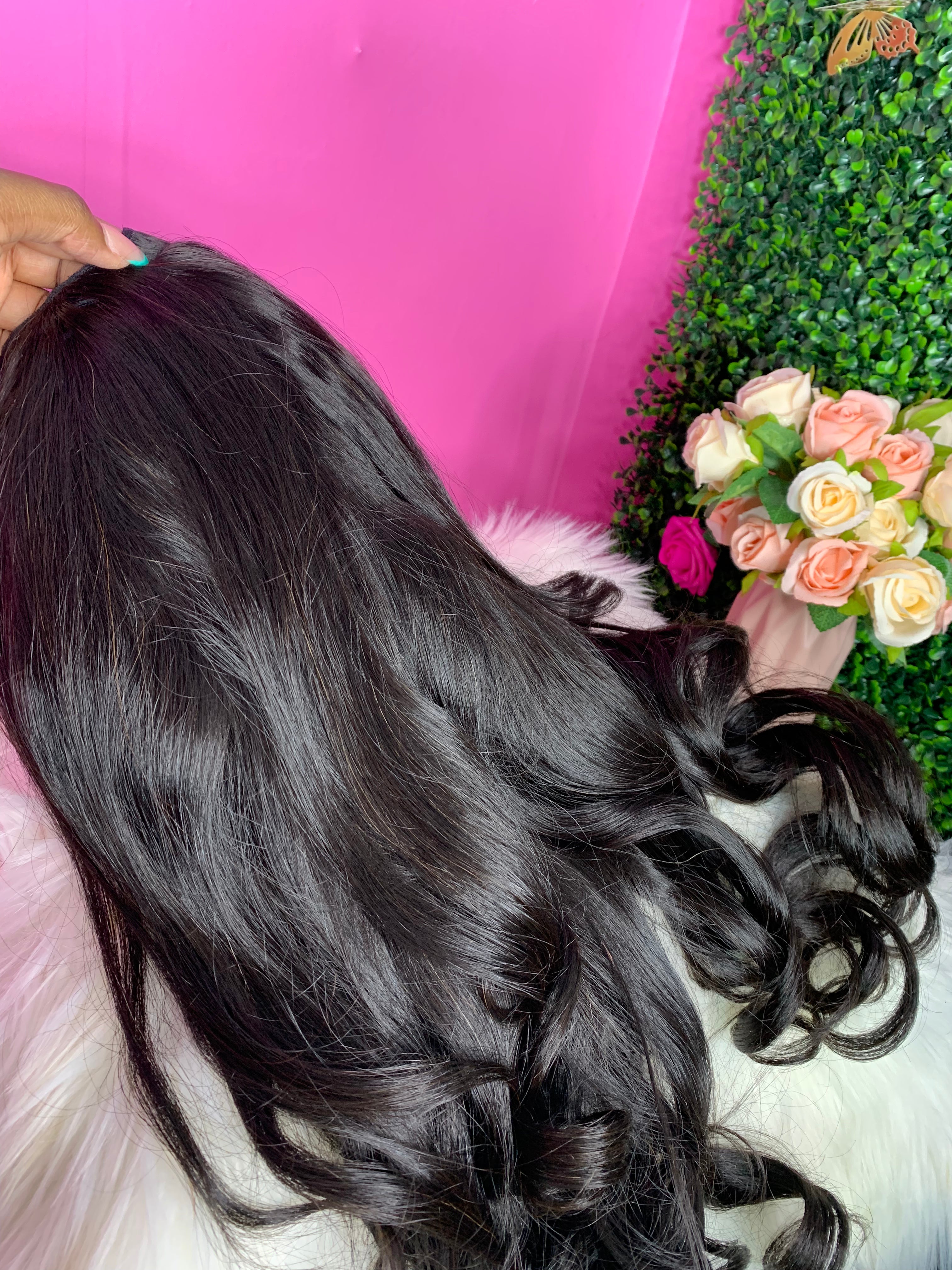 Miya 18” u part wig no lace raw hair wig