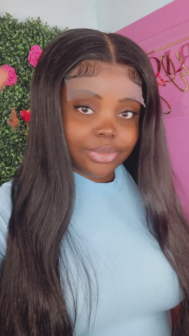 Nicki 30” uncustomized 5x5 closure human hair wig