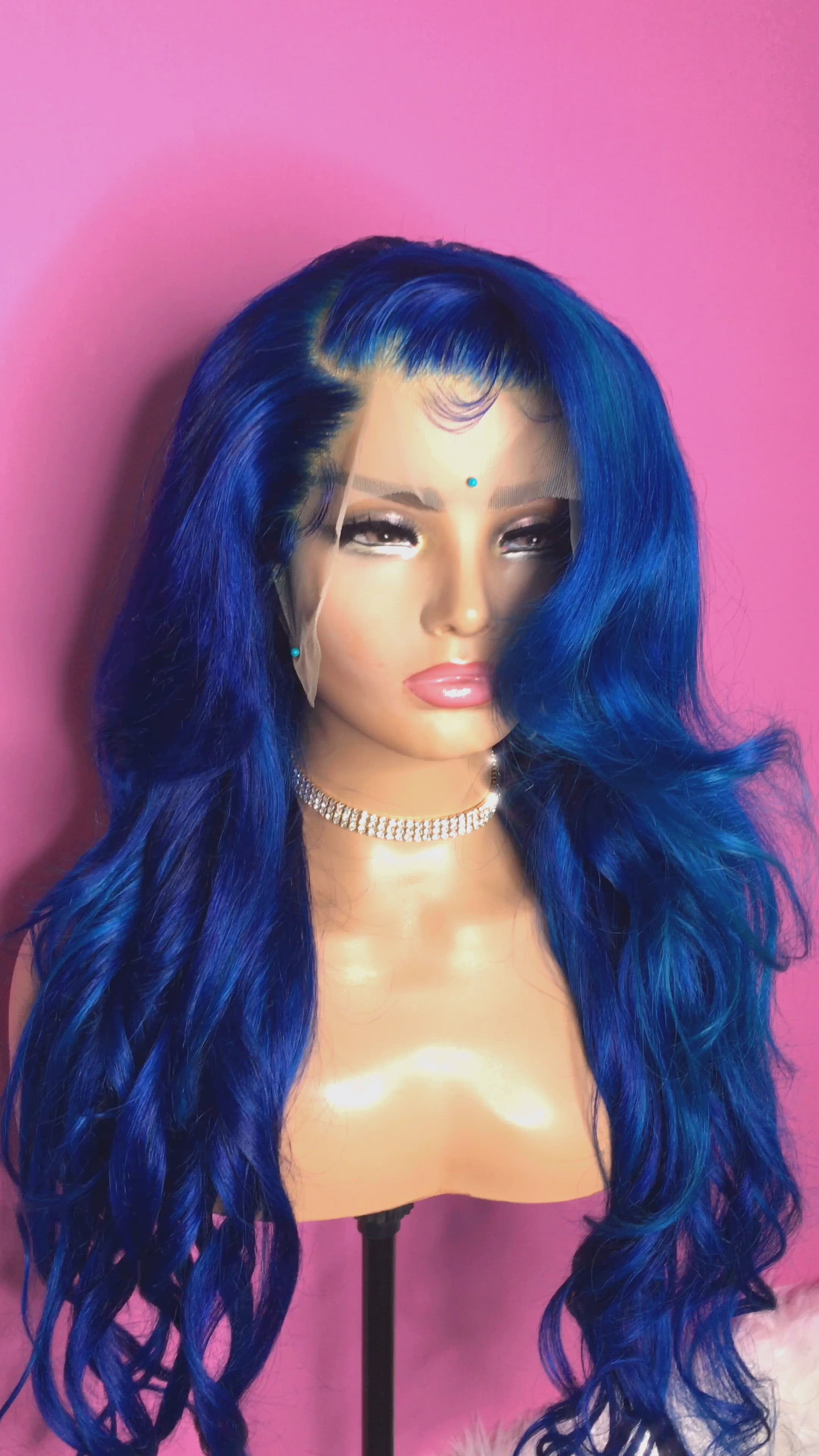 Yasmine  13x4 lace frontal  26” long human hair