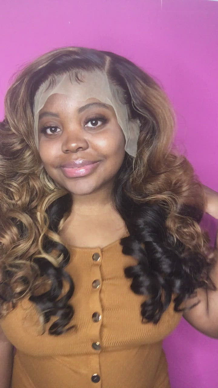 Chanell 13x4 lace frontal  24" long human hair