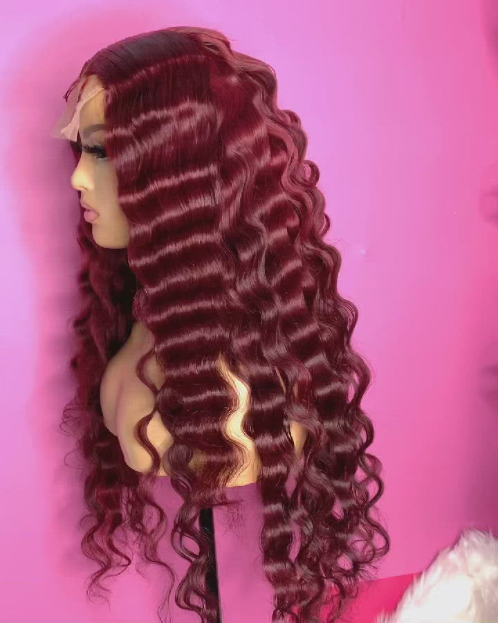 Rose 4x4 closure human hair wig