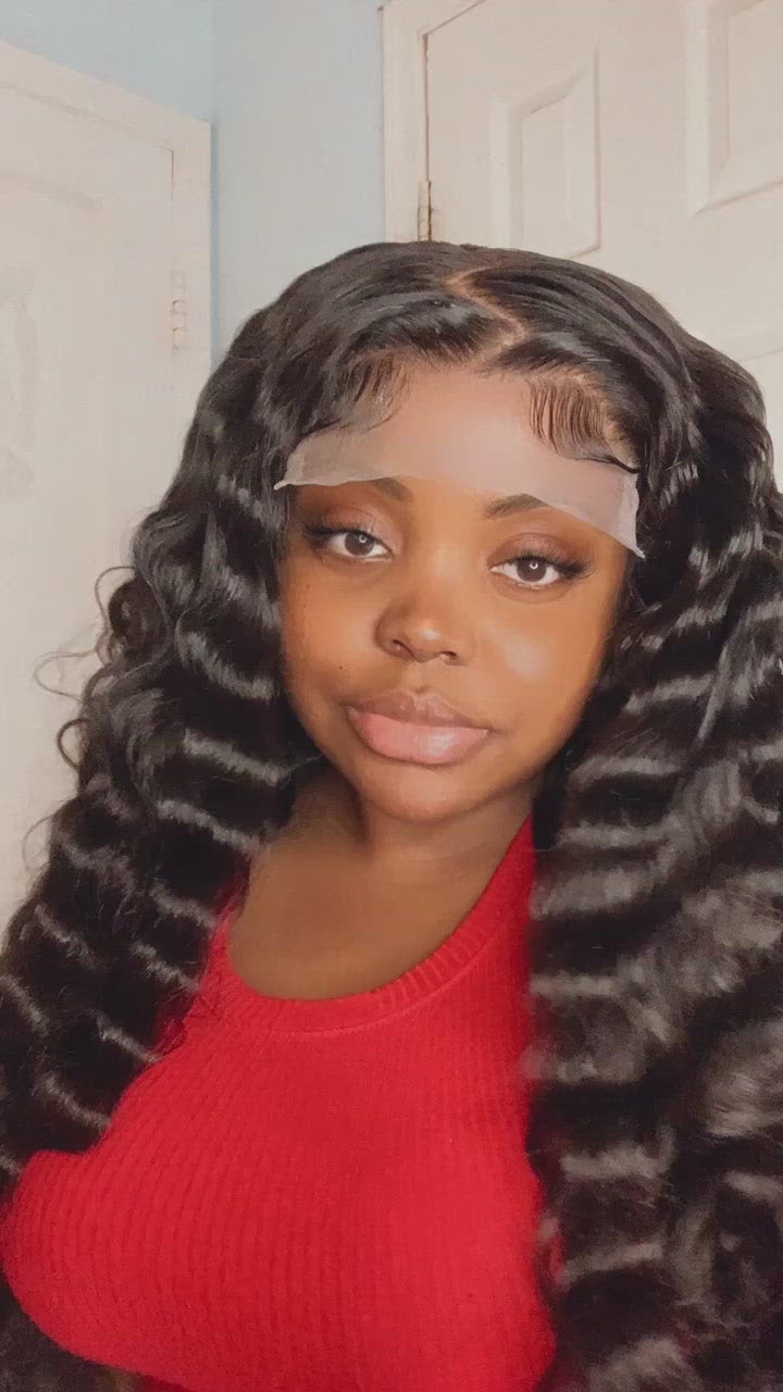 Raven 28” long human hair