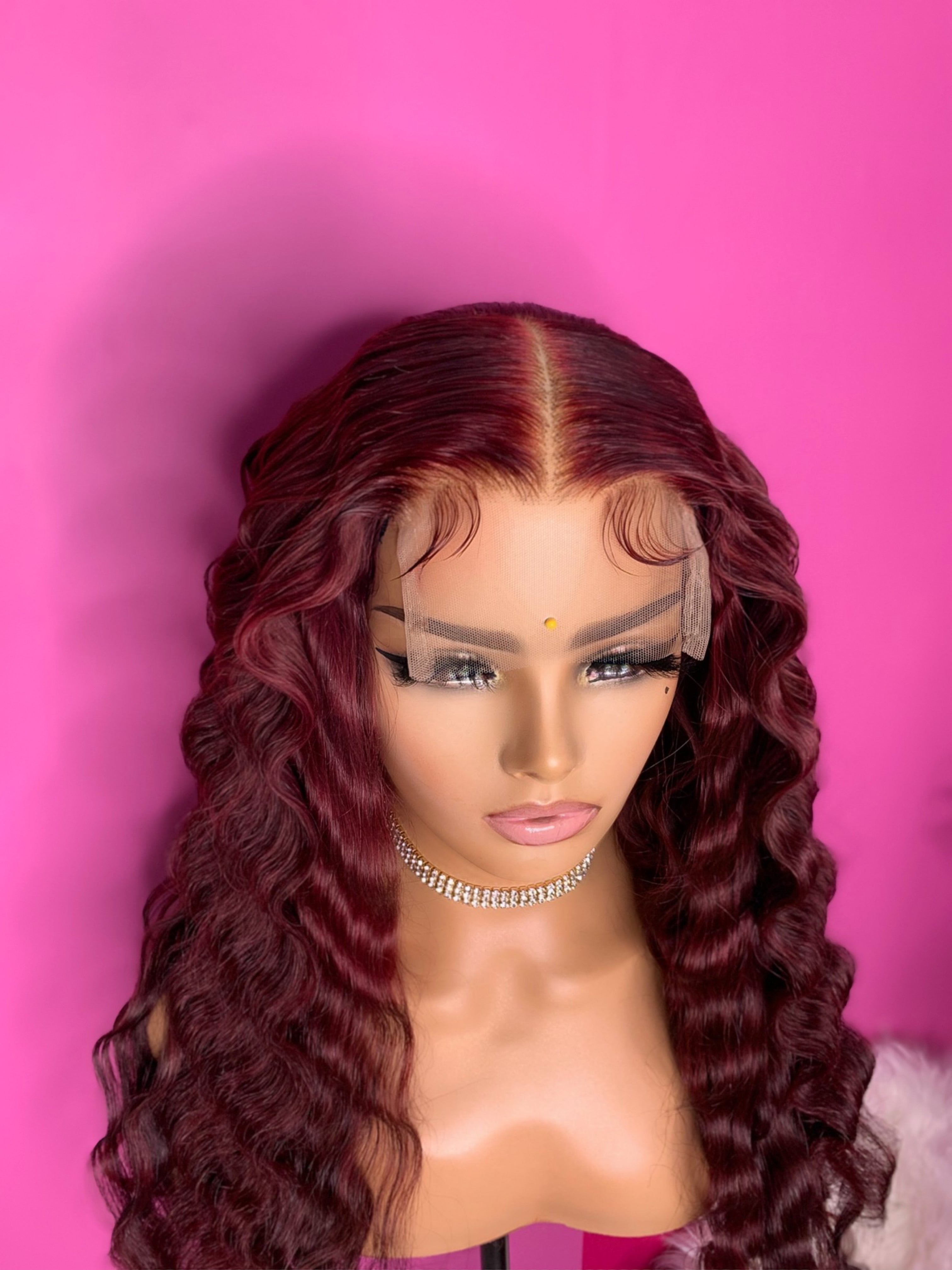 Rose 4x4 closure human hair wig