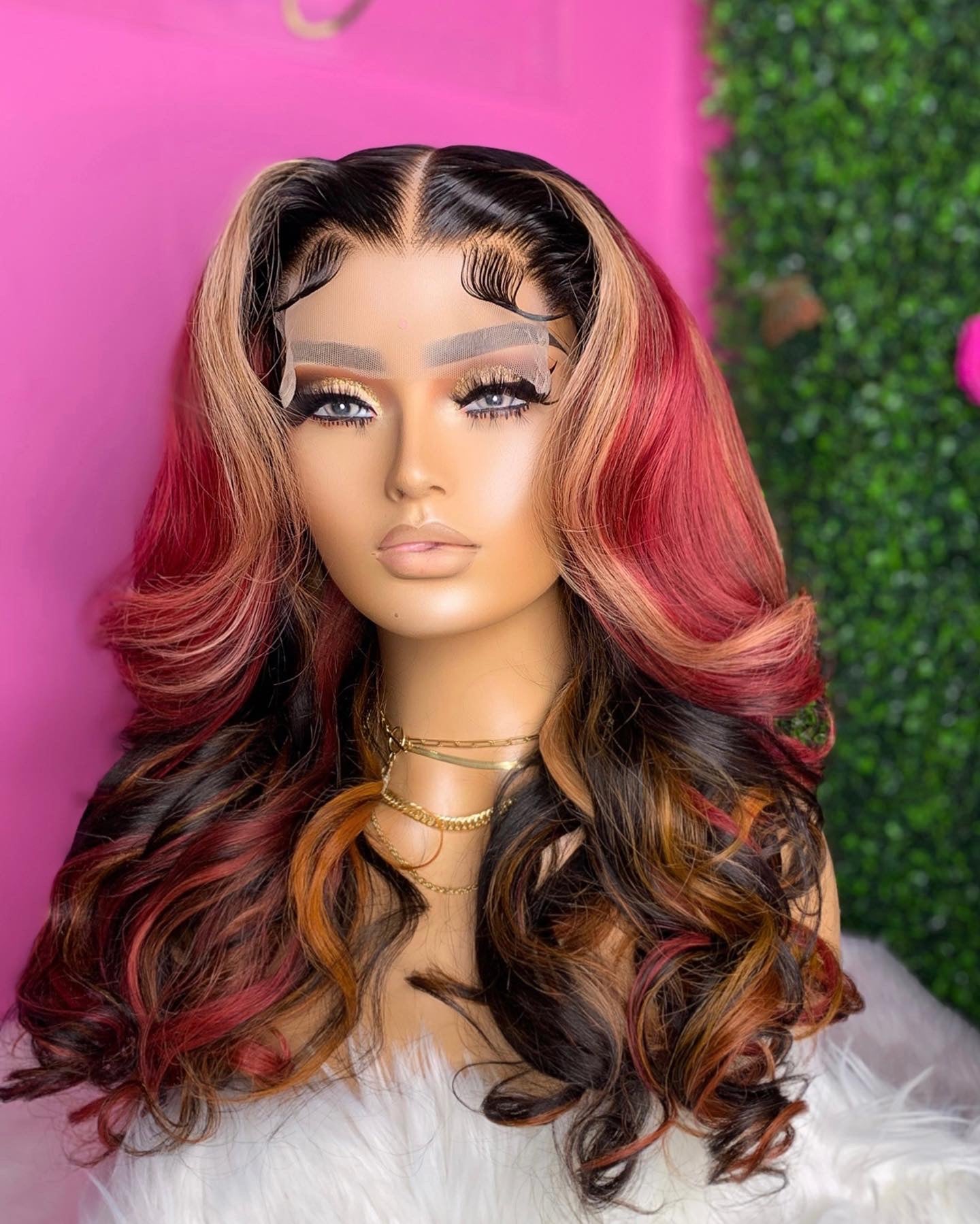 Apple spice 5x5 closure human hair wig