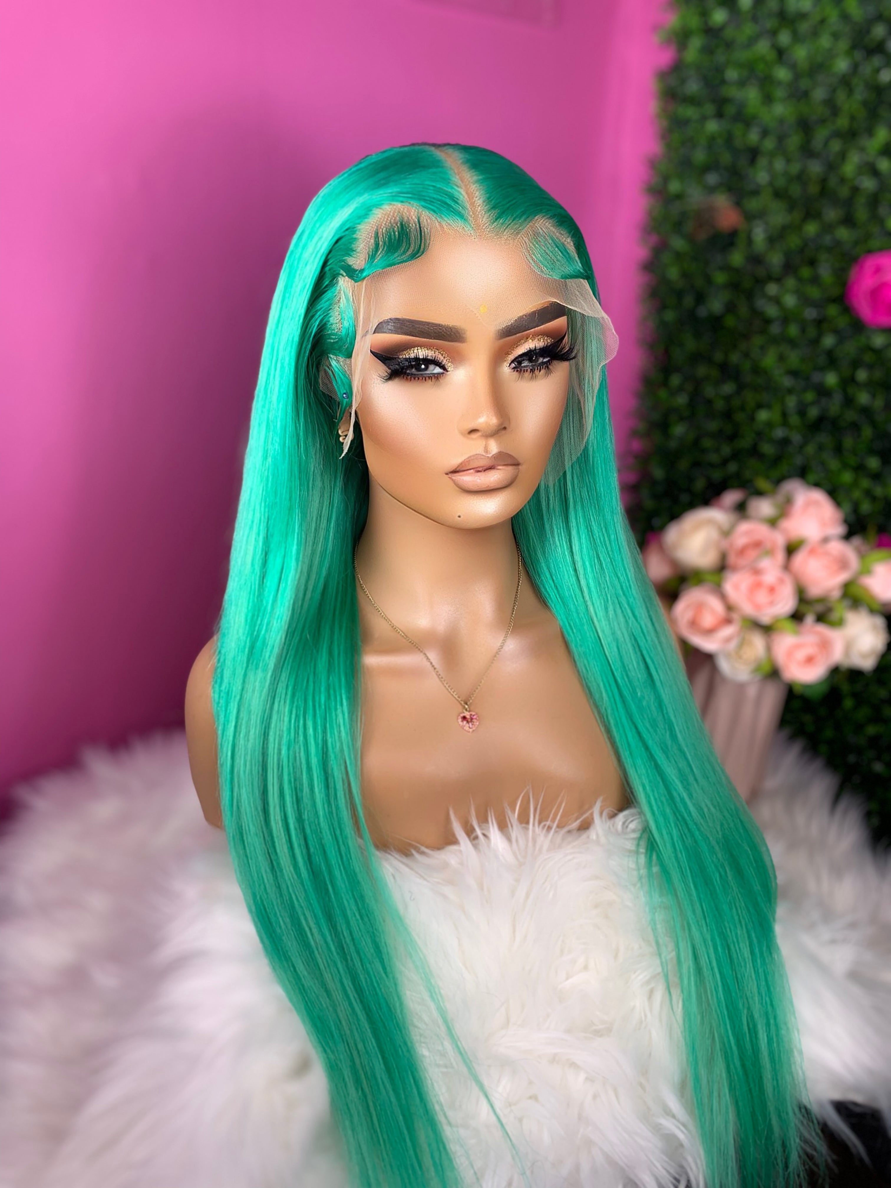 Dominique 24”long human hair