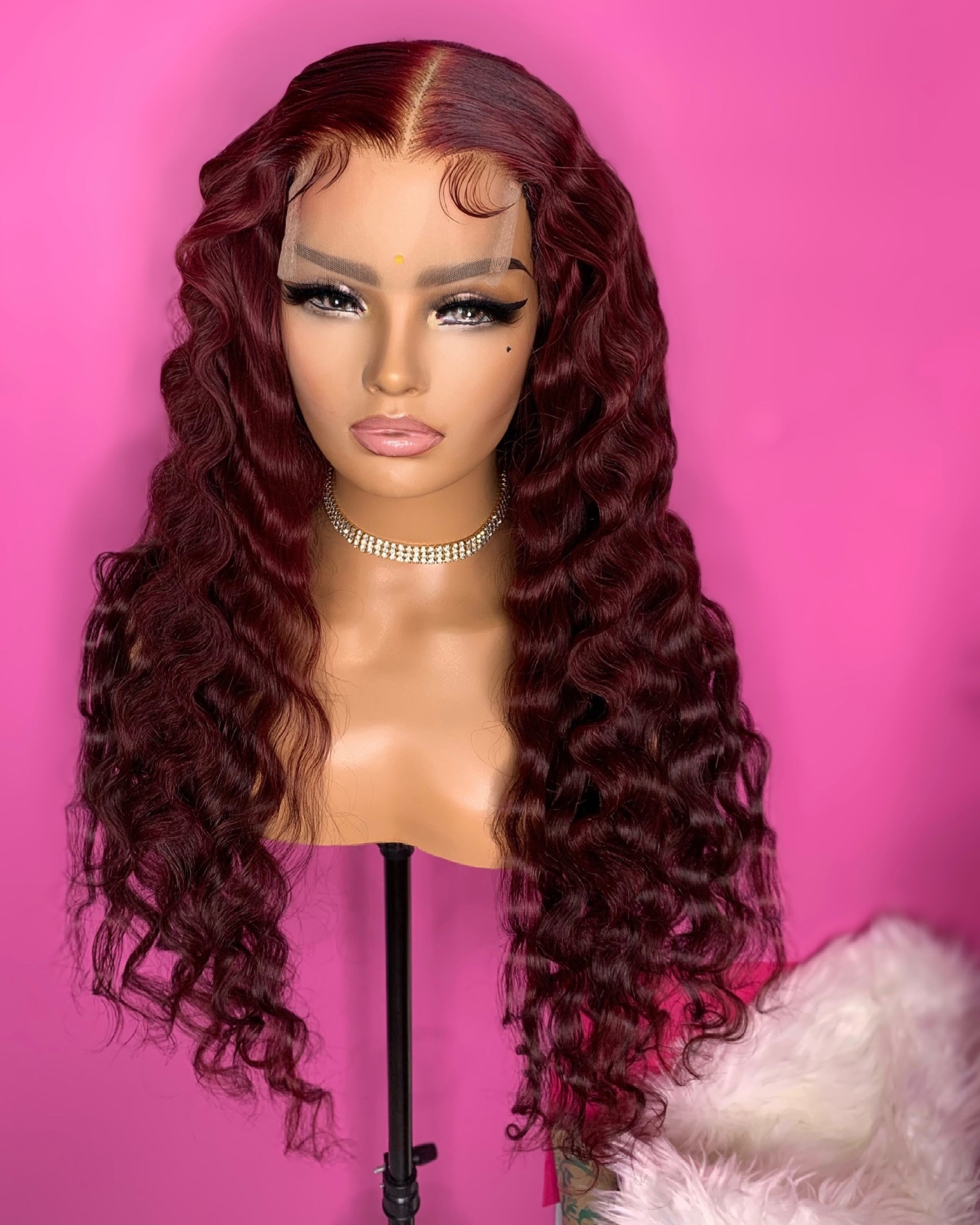 Rose 4x4 closure human hair wig
