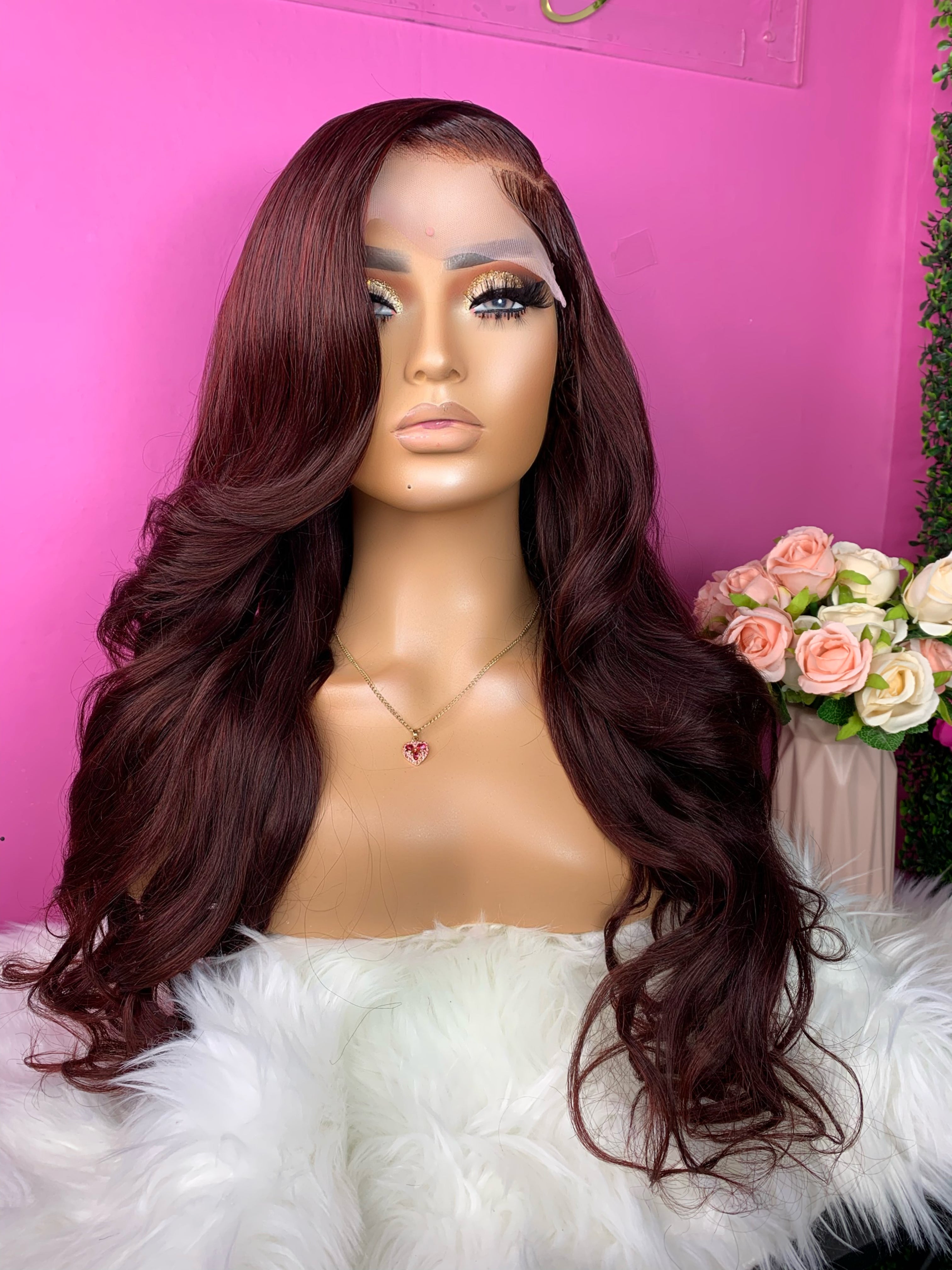 Dove 5x5 closure human hair wig