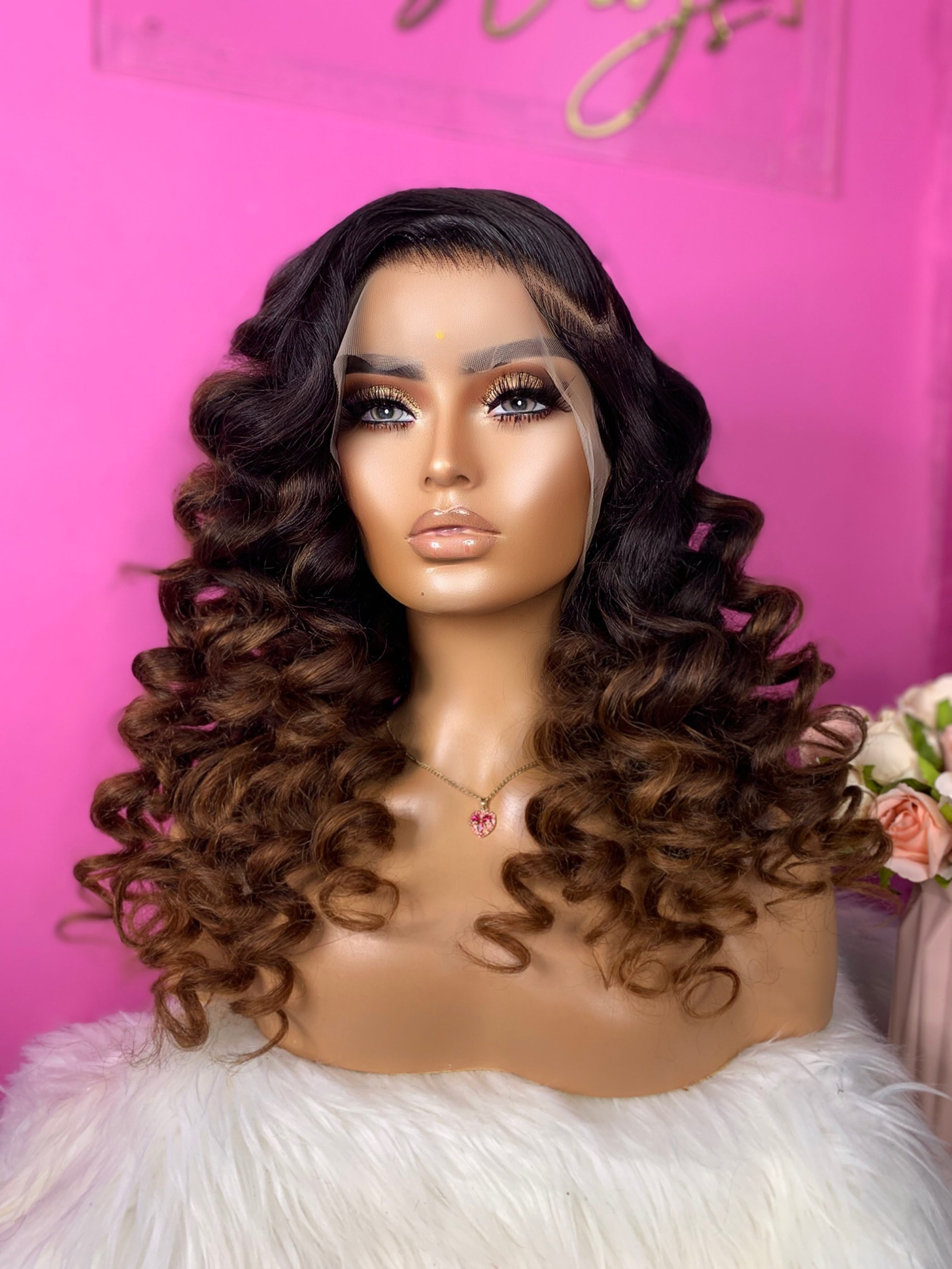 Nichole ombré deep wave 22” deep wave human hair