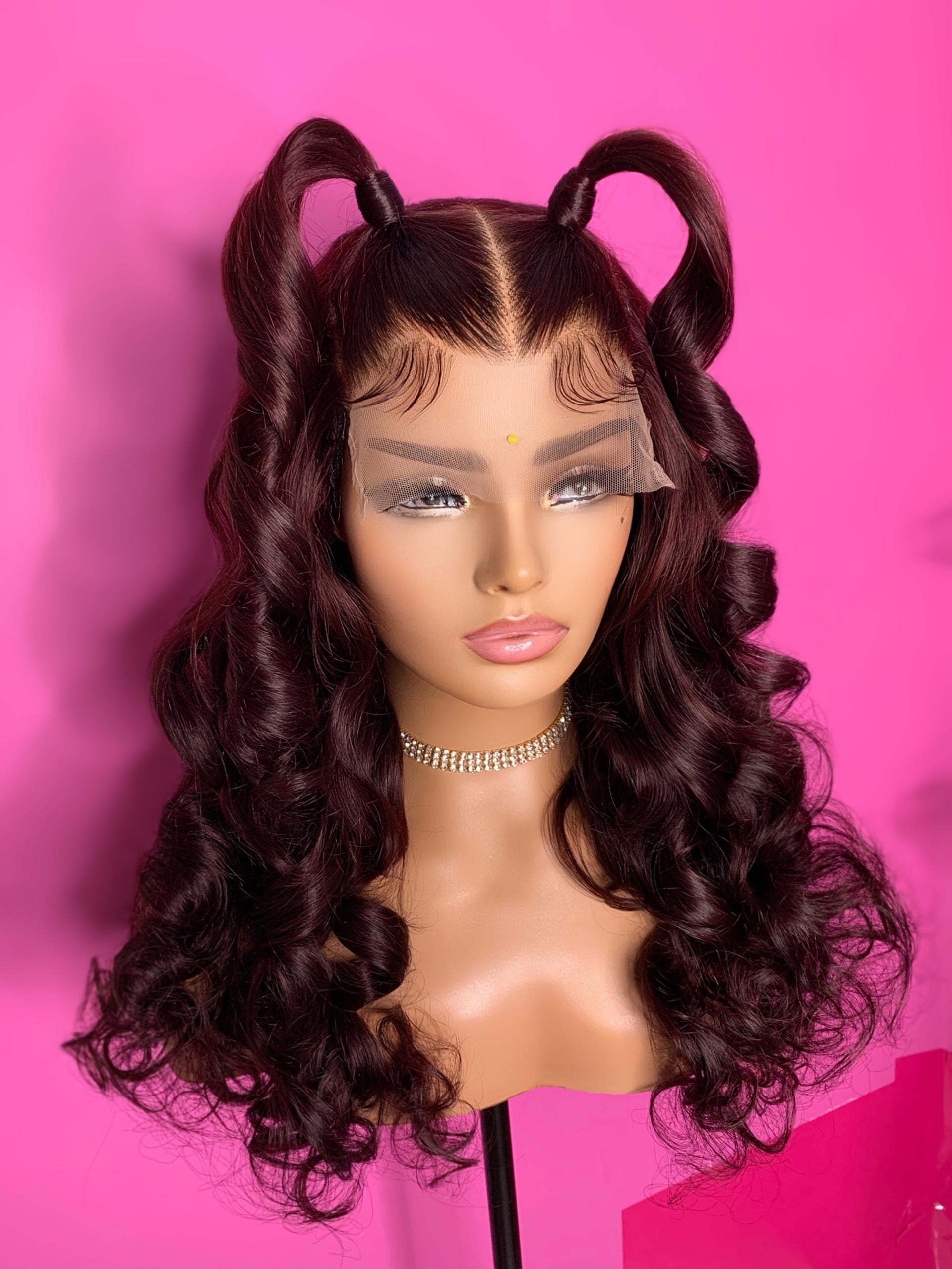 Chyna human hair 5x5 transparent lace closure 22” long