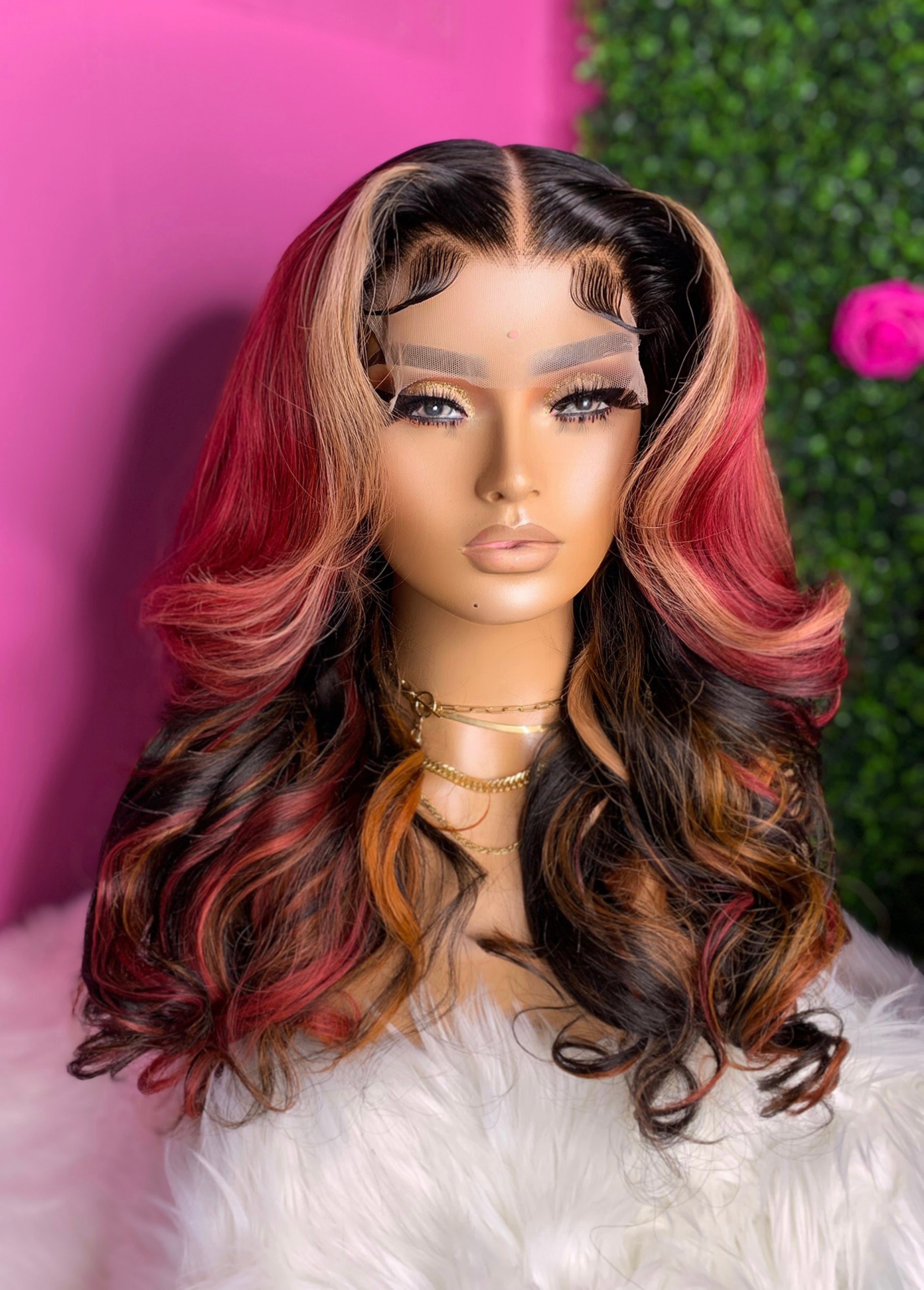 Apple spice 5x5 closure human hair wig
