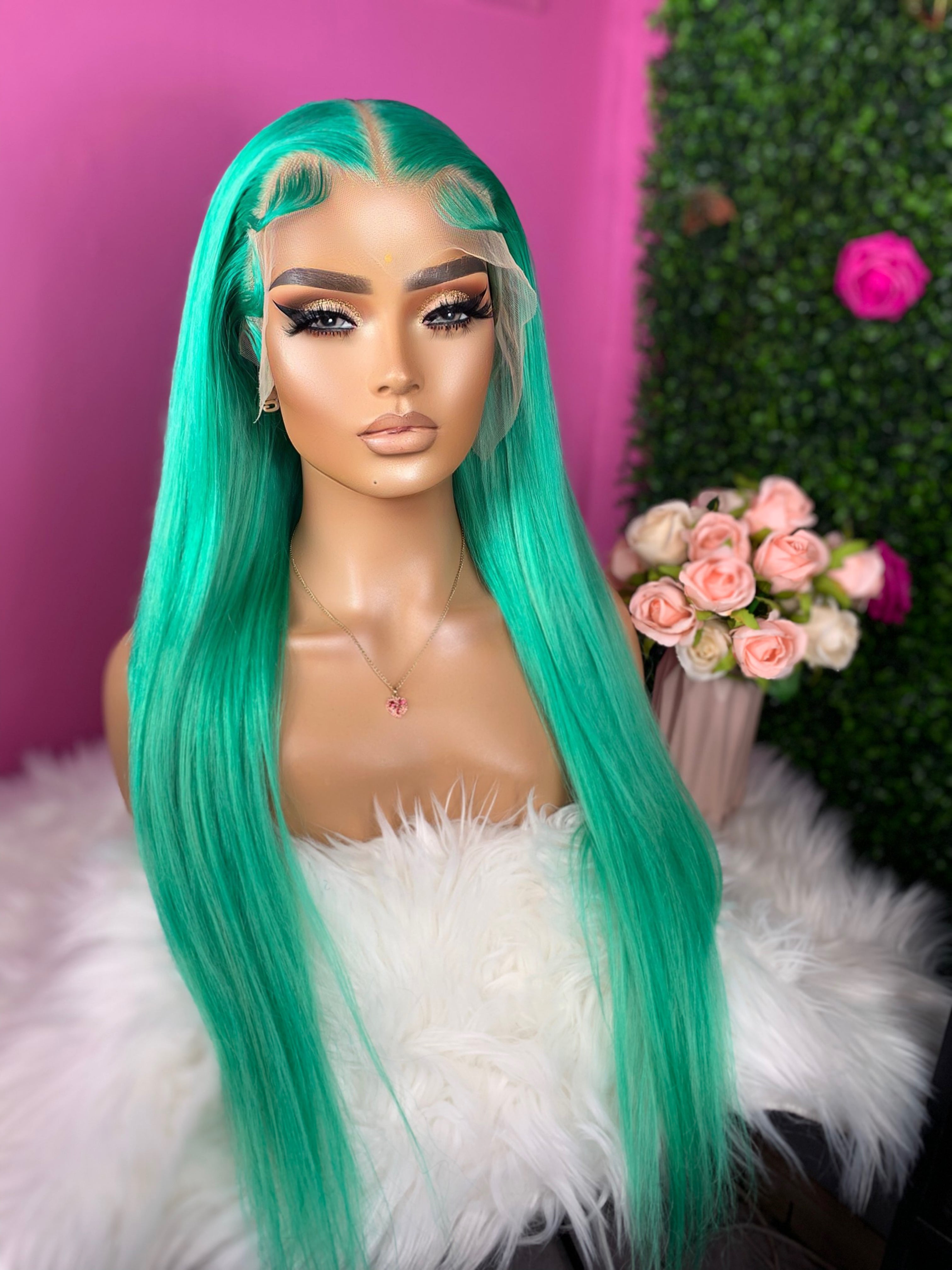 Dominique 24”long human hair