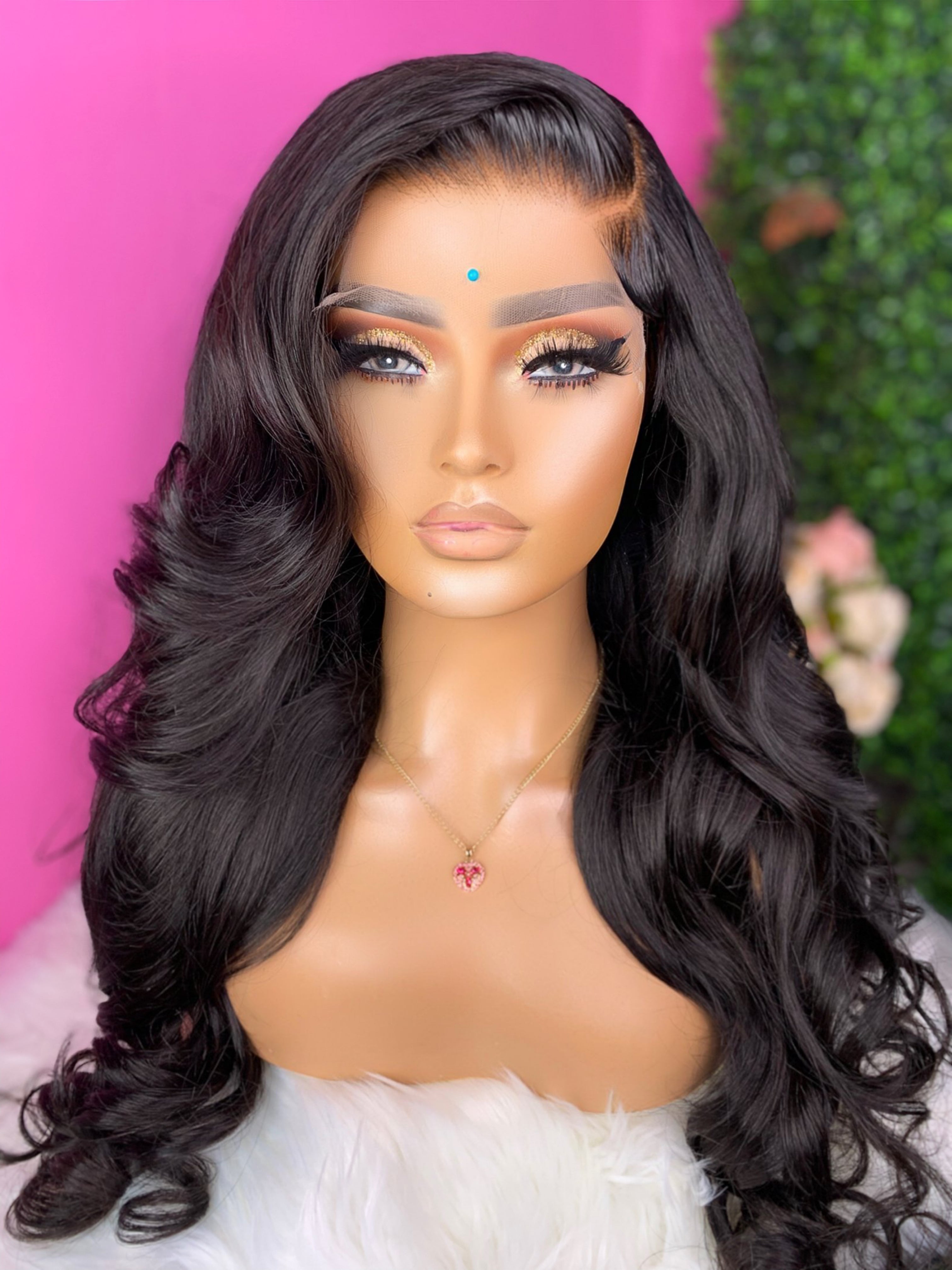 Raven 26”5x5 closure human hair wig