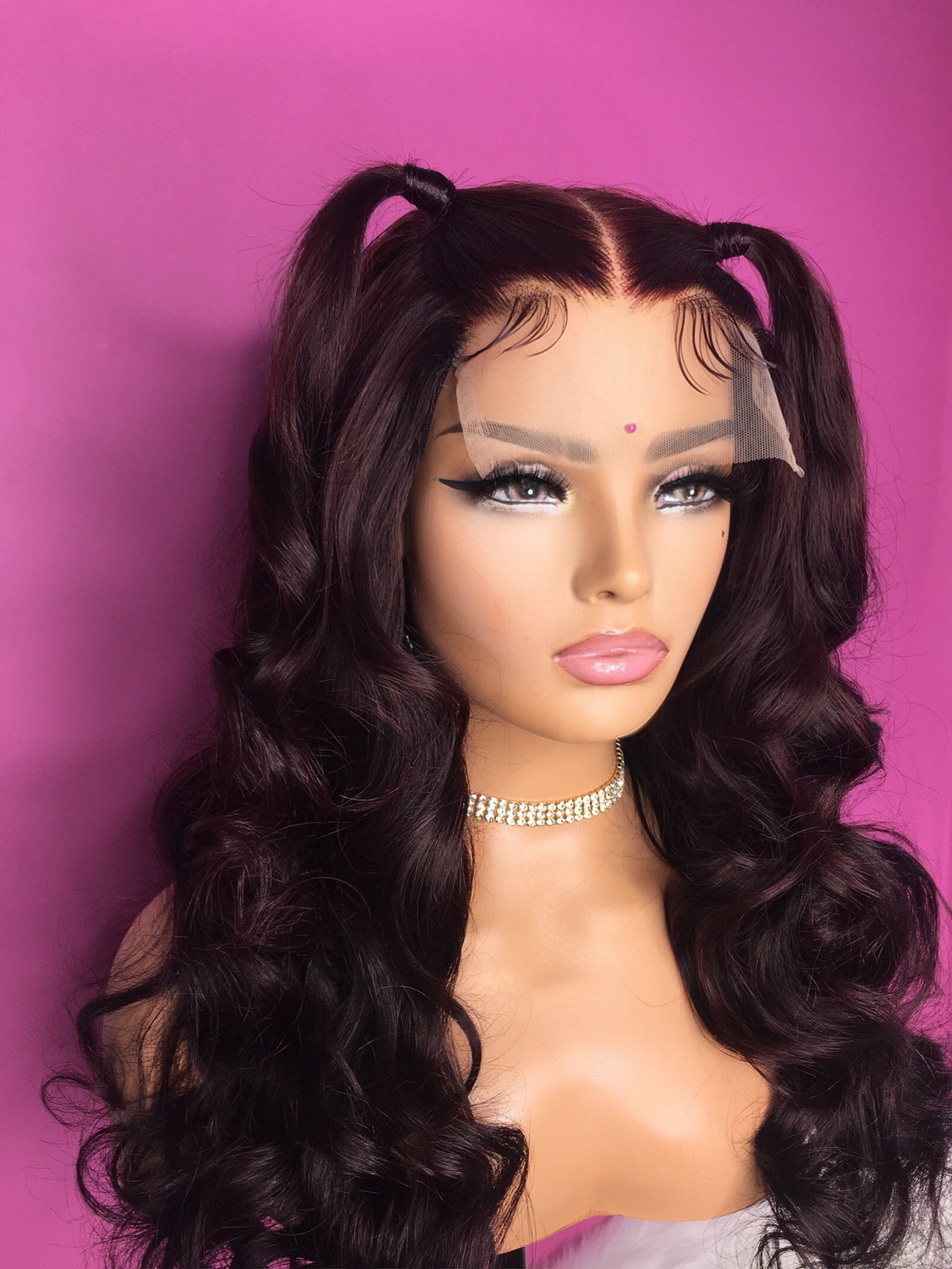 Chyna human hair 5x5 transparent lace closure 22” long