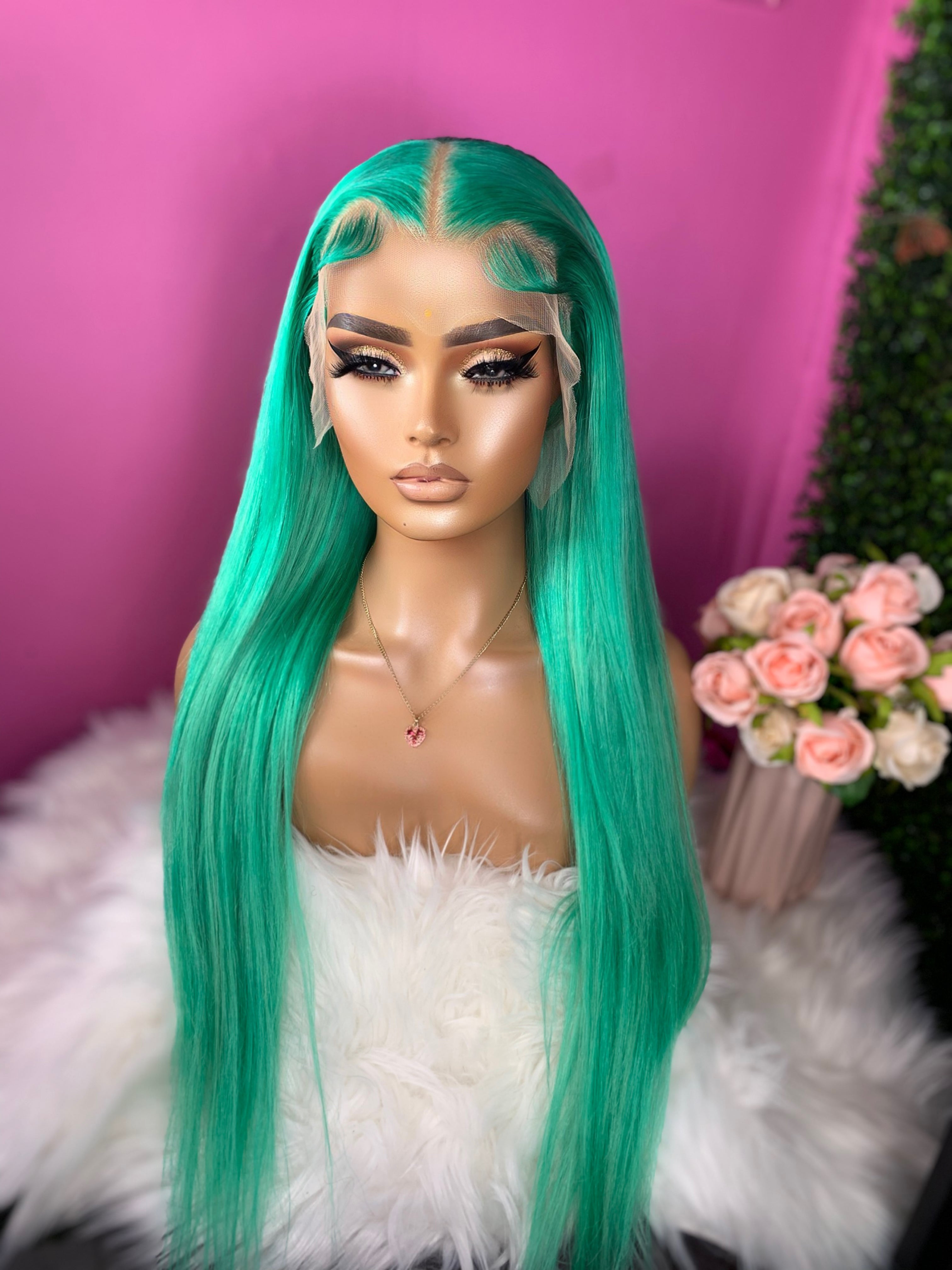 Dominique 24”long human hair