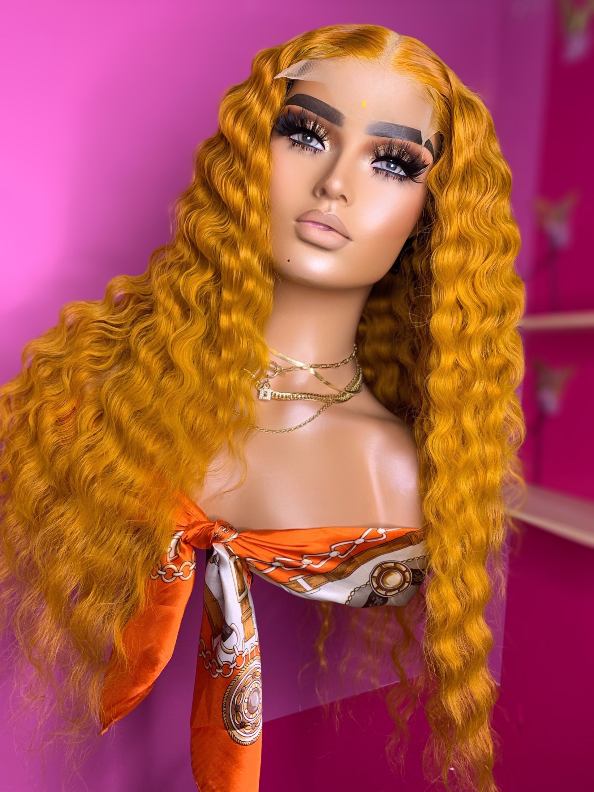 Heather  24” long human hair