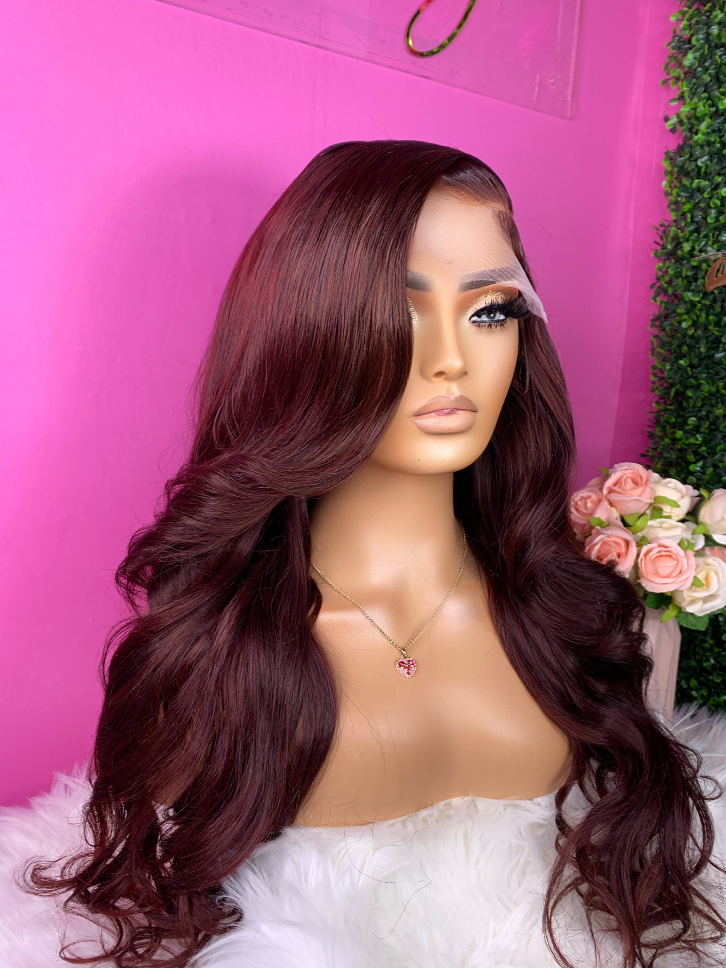 Dove 5x5 closure human hair wig